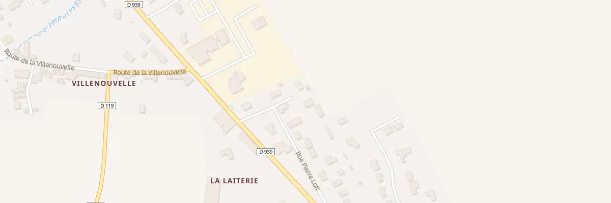 Plan du 2 Rue Bernard Palissy à Landes