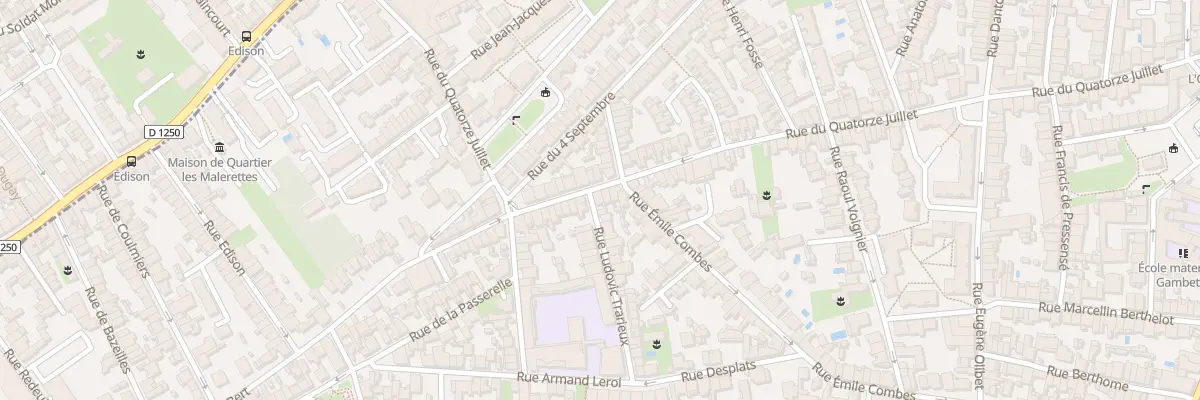 Plan du 170 Rue du Quatorze Juillet à Talence