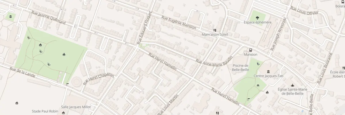 Plan du 66 Rue Henri Hamelin à Angers