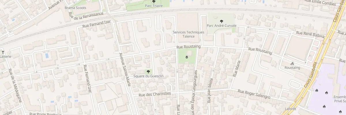 Plan du 33 Rue Louise à Talence