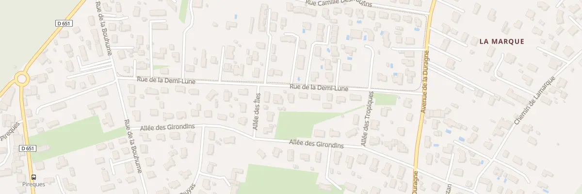 Plan du 22 Rue de la Demi-Lune à Léognan