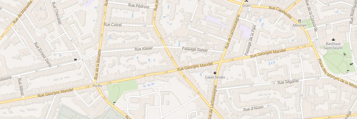 Plan du 52 Rue Jean Soula à Bordeaux