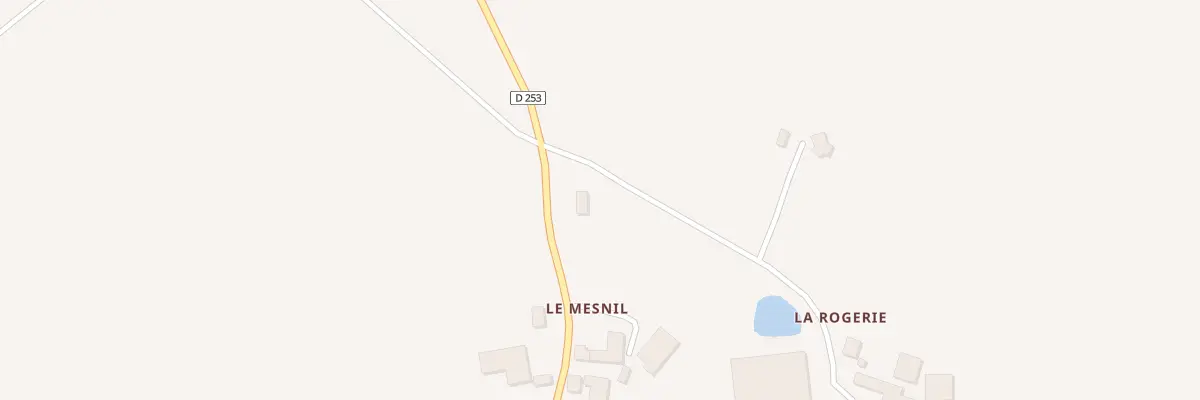 Plan du 1 La Lande du Mesnil à La Bazoge-Montpinçon