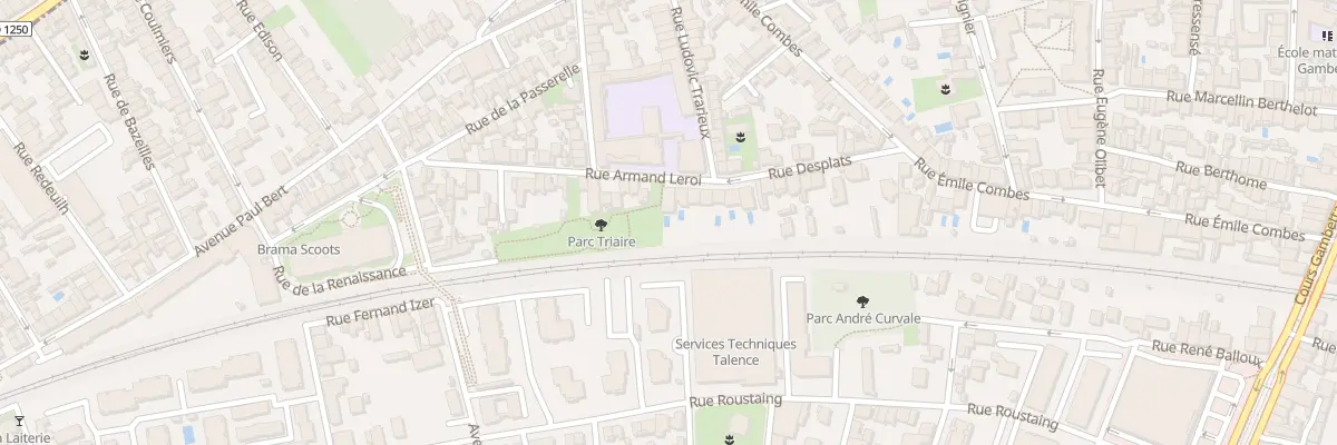 Plan du 10 Rue Armand Leroi à Talence
