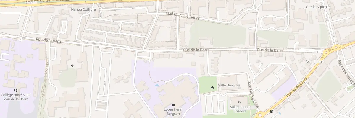 Plan du 73 Rue de la Barre à Angers