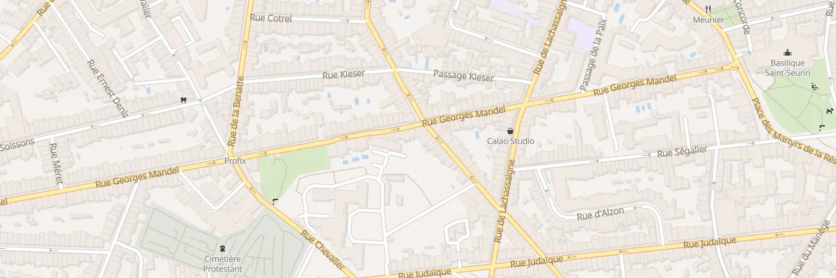 Plan du 47 Rue Jean Soula à Bordeaux
