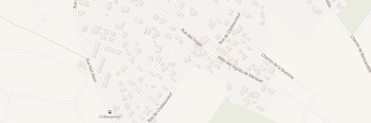 Plan du 26 Rue de Châteauneuf à Léognan