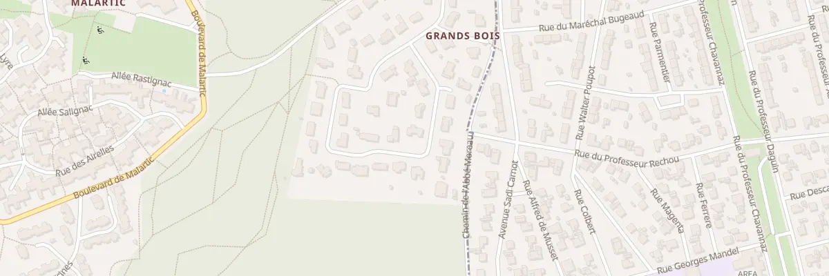 Plan du 35 All des Grands Bois à Gradignan