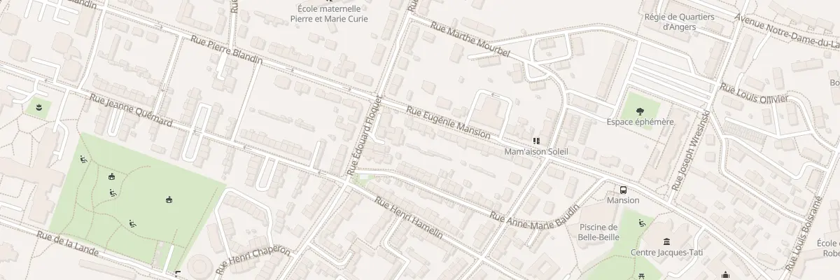 Plan du 65 Rue Eugénie Mansion à Angers