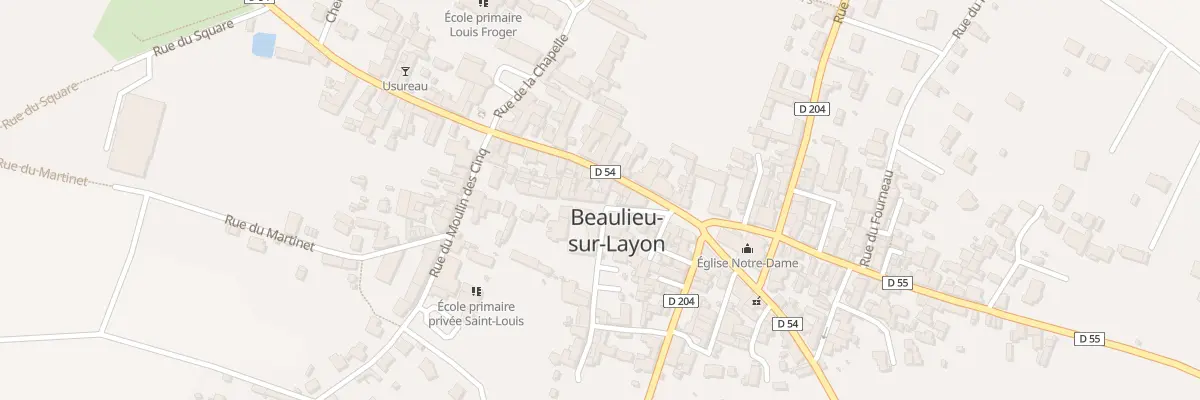 Plan du 5 Rue de la Mairie à Beaulieu-sur-Layon