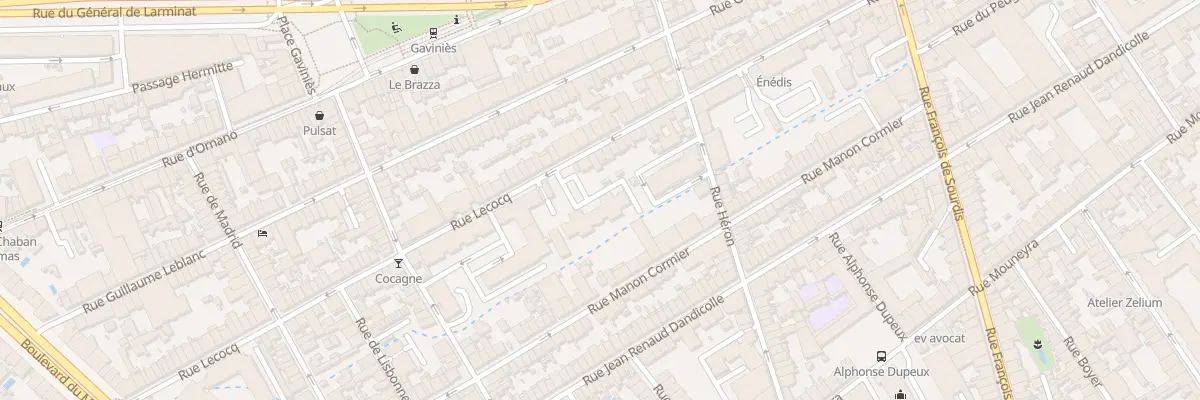 Plan du 176 Rue Lecocq à Mérignac