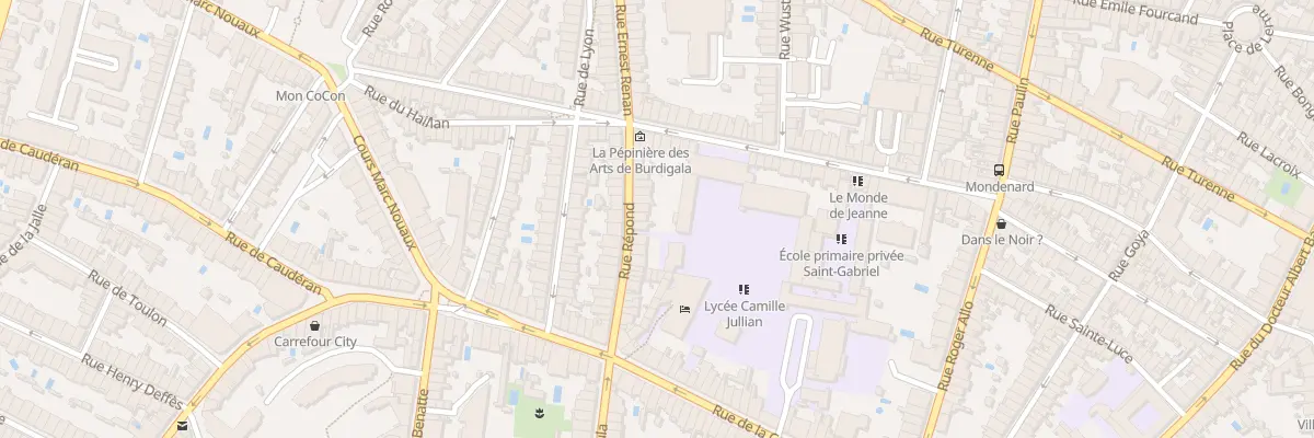 Plan du 36 Rue Repond à Bordeaux
