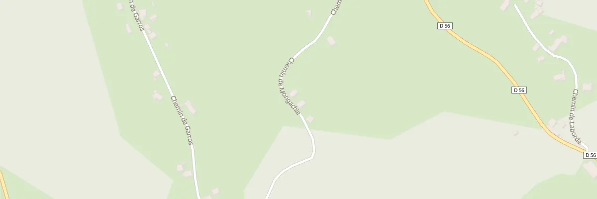Plan du 334 Che de Mongachie à Poudenx