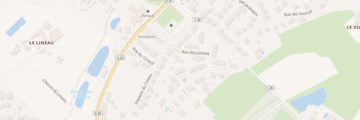 Plan du 12 Rue des Justices à Nueil-les-Aubiers