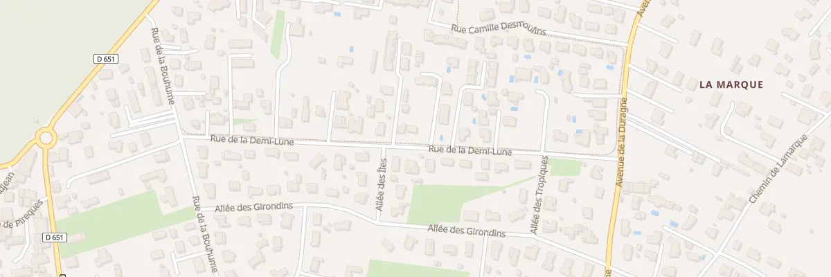 Plan du 29 Rue de la Demi-Lune à Léognan