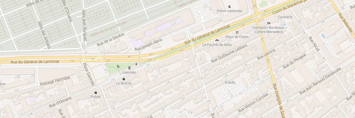 Plan du 178 Rue d’Ornano à Bordeaux
