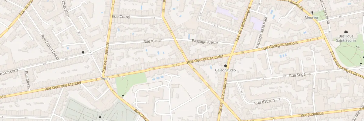 Plan du 49 Rue Jean Soula à Bordeaux