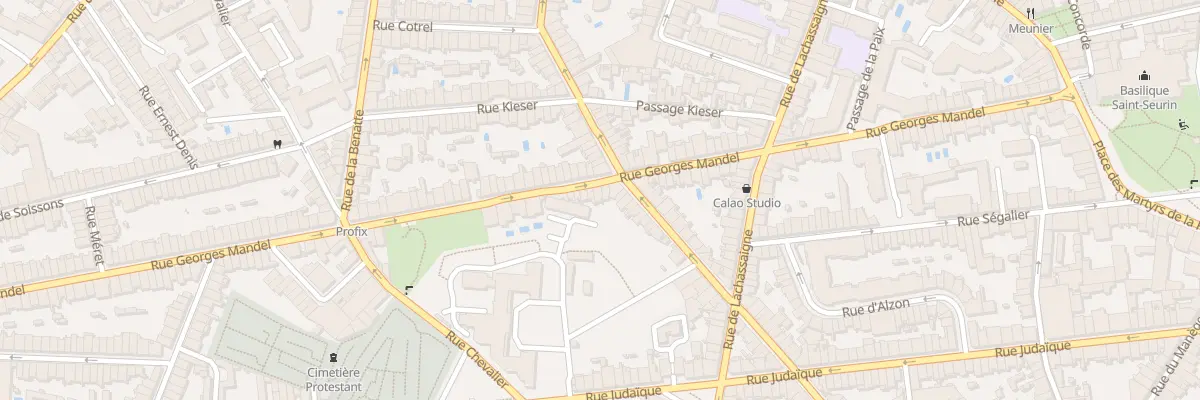 Plan du 88 Rue Georges Mandel à Bordeaux
