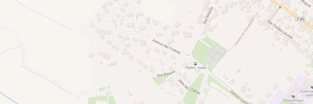 Plan du 3 Av des Troènes à Pardies