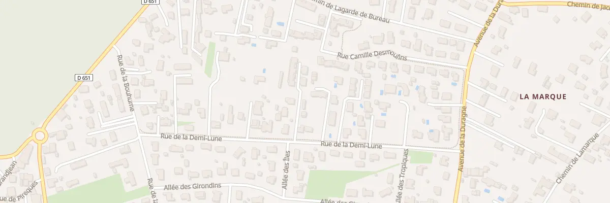 Plan du 27T Rue de la Demi-Lune à Léognan