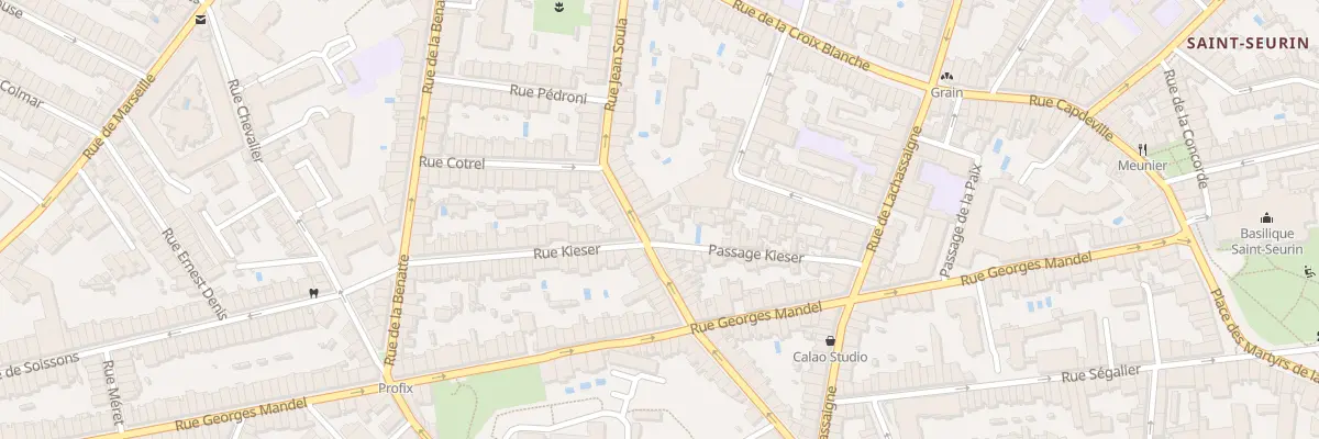 Plan du 68 Rue Jean Soula à Bordeaux