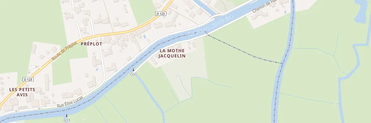 Plan du 5117 La Mothe Jacquelin à Sansais