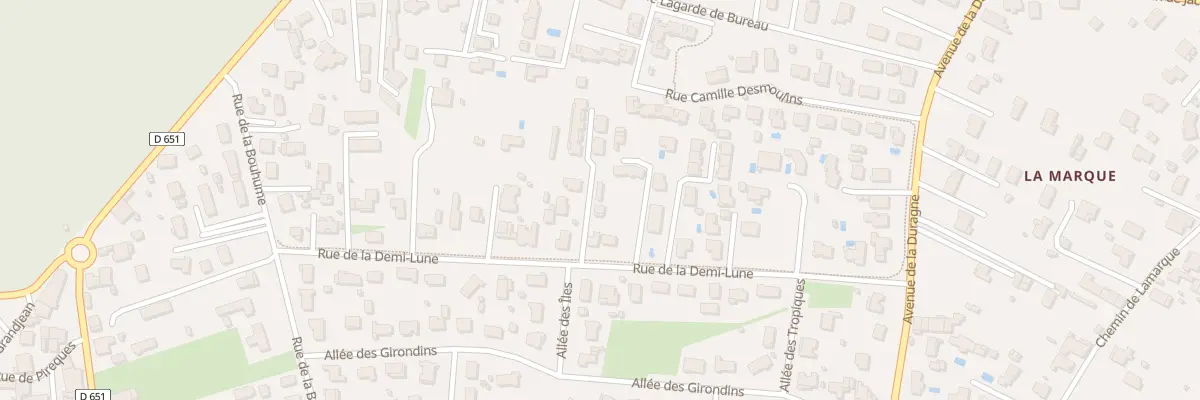Plan du 27B Rue de la Demi-Lune à Léognan
