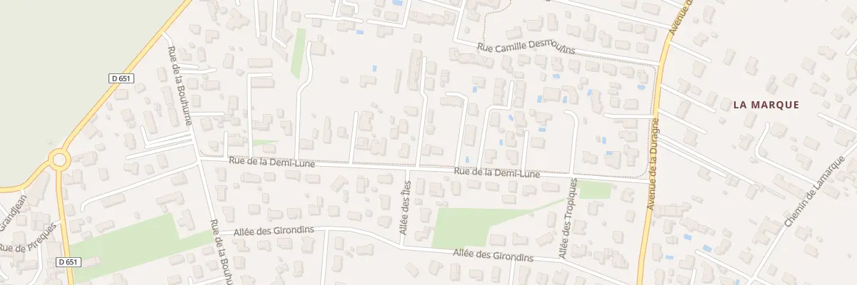 Plan du 27 Rue de la Demi-Lune à Léognan