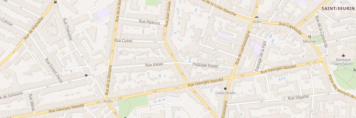 Plan du 66 Rue Jean Soula à Bordeaux