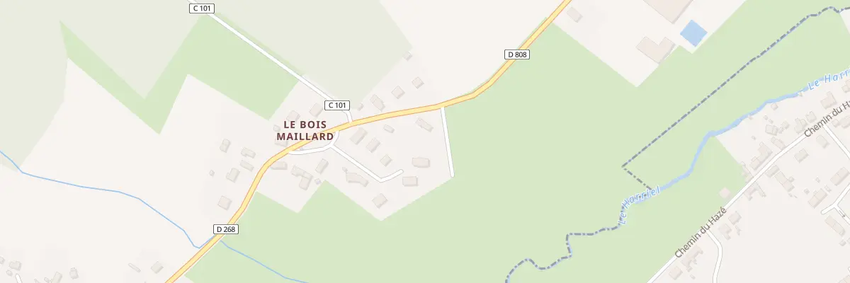 Plan du 1 Le Bois Maillard à La Lande-Patry