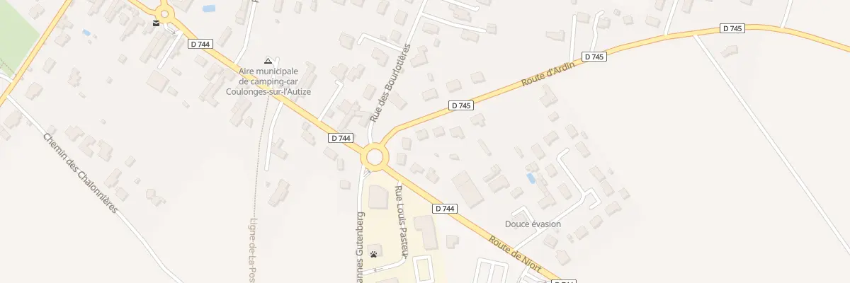 Plan du 4 Rte d’Ardin à Coulonges-sur-l’Autize