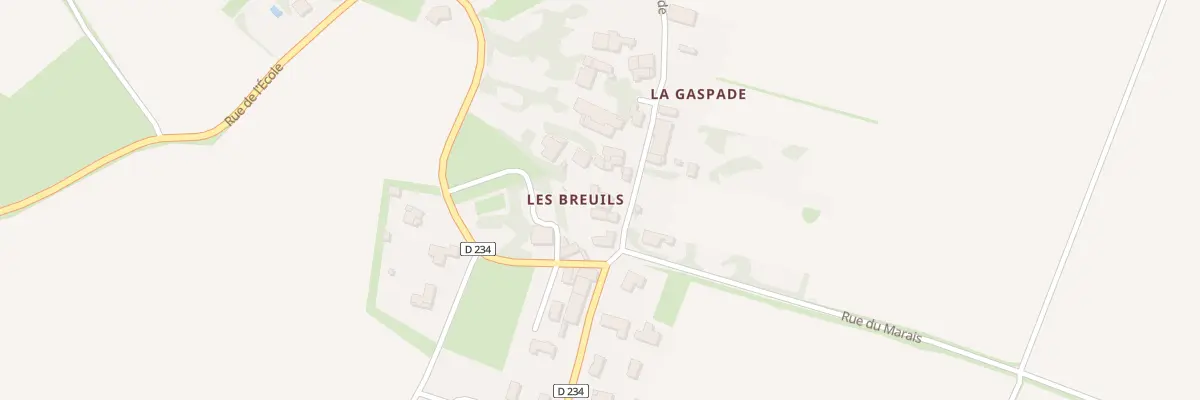 Plan du 5 Rue de la Gaspade à Berneuil