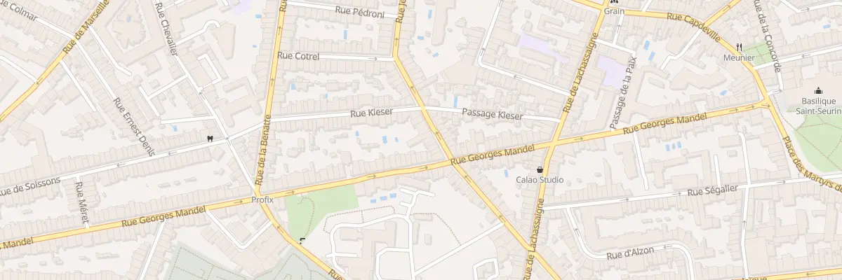 Plan du 59 Rue Jean Soula à Bordeaux