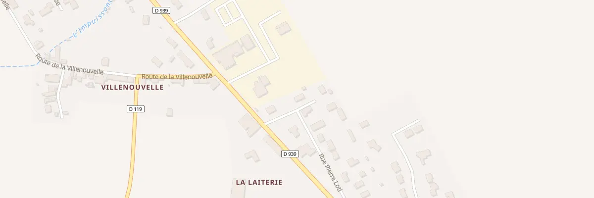 Plan du 3 Rue Bernard Palissy à Landes