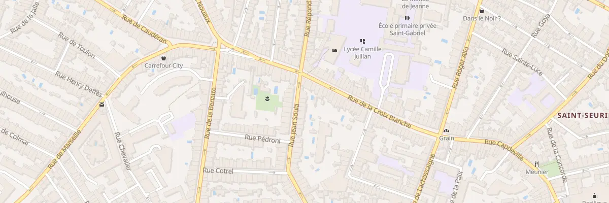 Plan du 108 Rue Jean Soula à Bordeaux