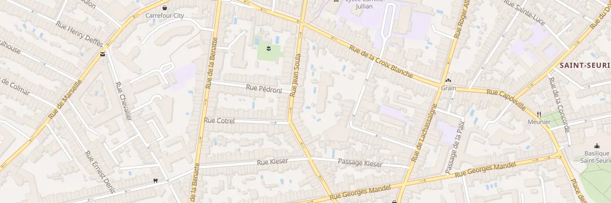 Plan du 90 Rue Jean Soula à Bordeaux