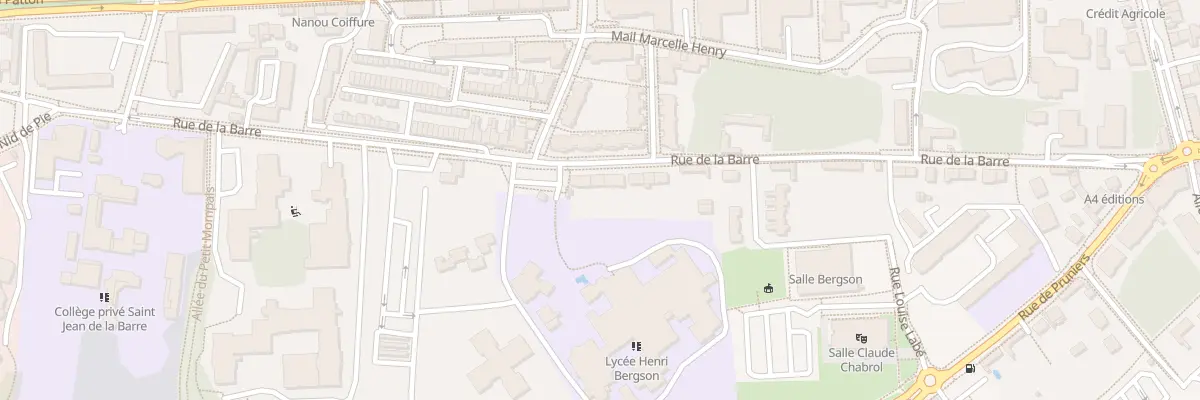 Plan du 81 Rue de la Barre à Angers