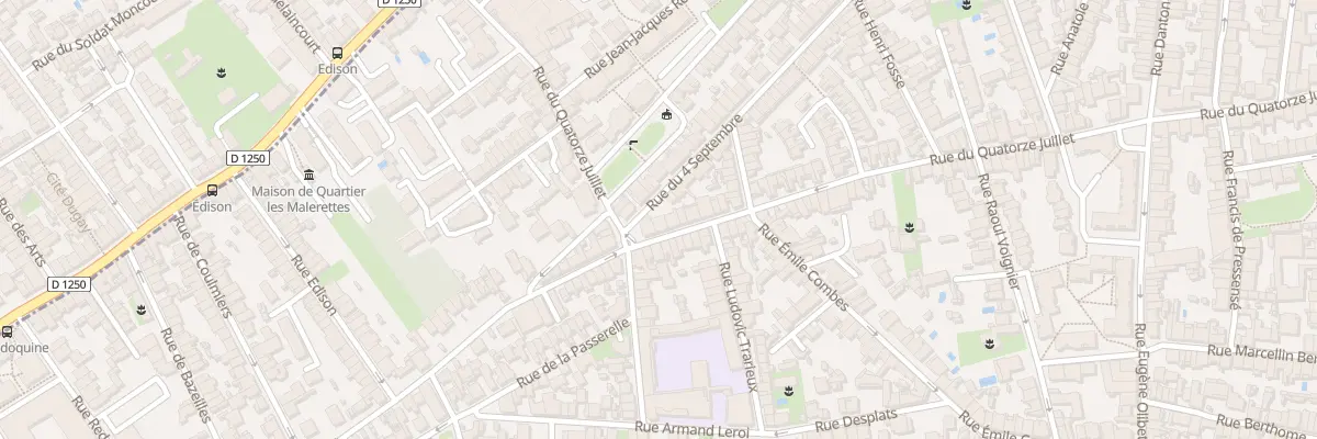 Plan du 177 Rue du Quatorze Juillet à Talence
