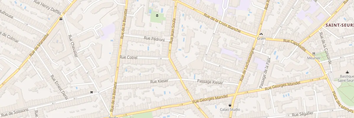 Plan du 80 Rue Jean Soula à Bordeaux