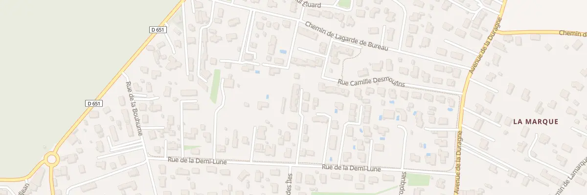 Plan du 25B Rue de la Demi-Lune à Léognan