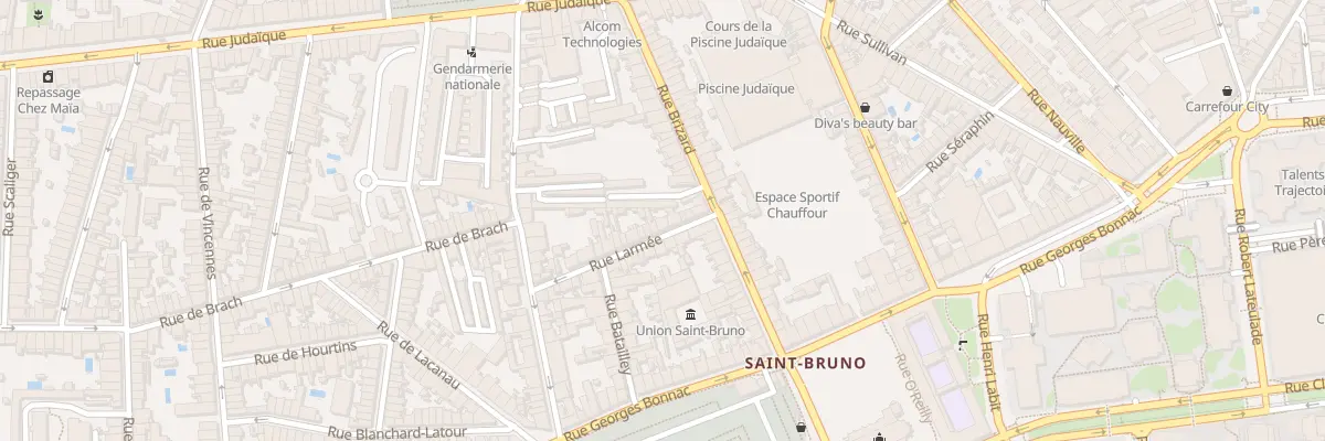 Plan du 7 Rue Larmee à Bordeaux
