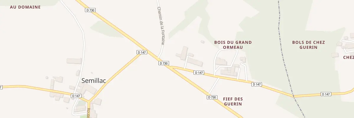 Plan du 1 Rue du Grand Ormeau à Semillac