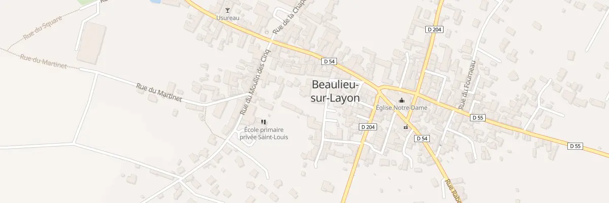 Plan du 10 Rue de la Mairie à Beaulieu-sur-Layon