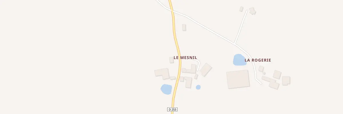 Plan du 2 Le Mesnil à La Bazoge-Montpinçon