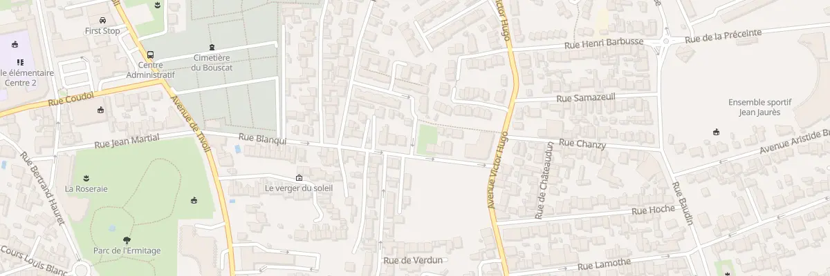 Plan du 17 Rue Mondon au Bouscat