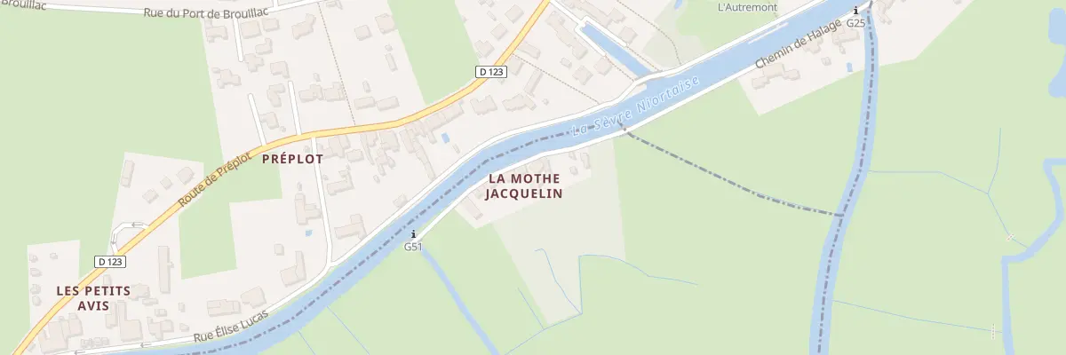 Plan du 5116 La Mothe Jacquelin à Sansais