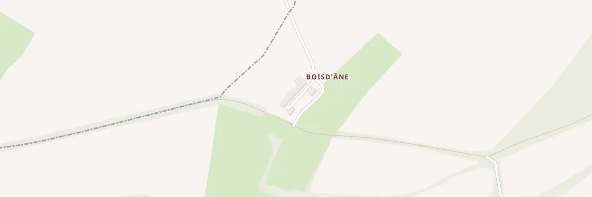 Plan du 1 Bois d’Ane à Cirières