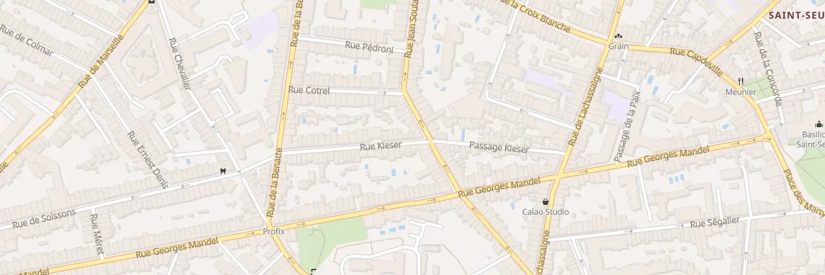 Plan du 3 Rue Kiéser à Bordeaux