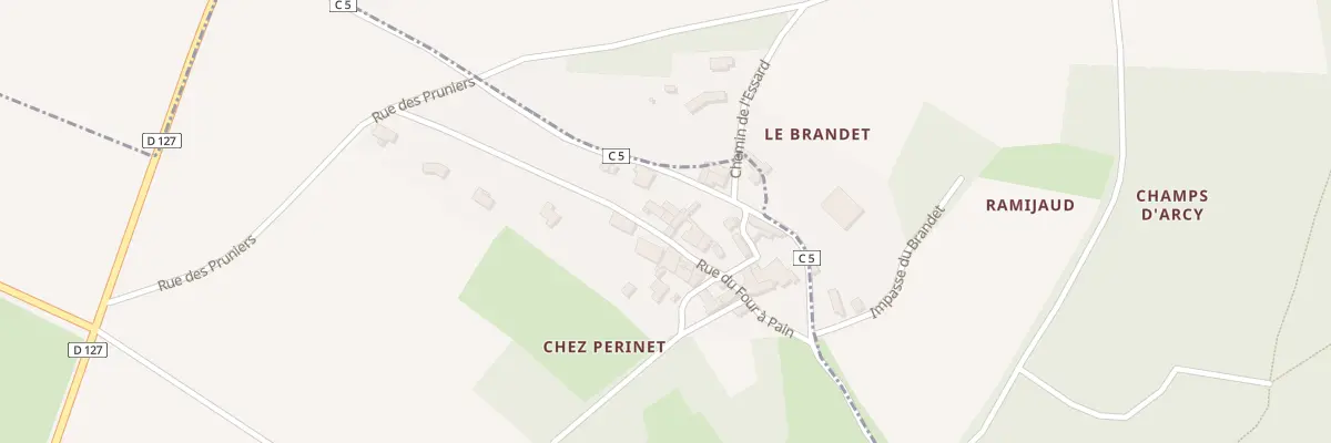 Plan du 14 Rue du Four à Pain à Grandjean