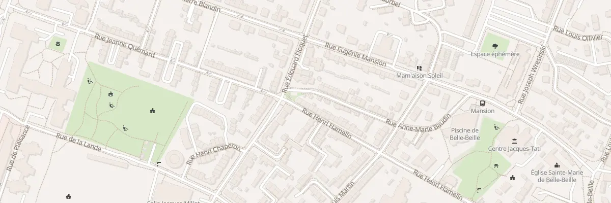 Plan du 84 Rue Henri Hamelin à Angers